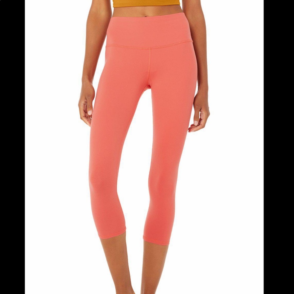 ALO YOGA High Waist Airbrush Capri- Worn once!